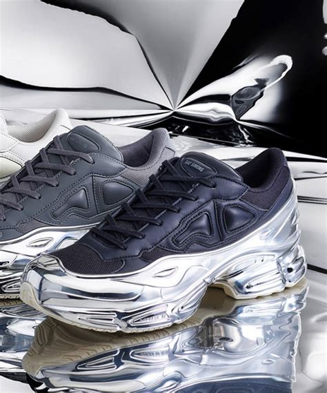 raf simons adidas replica ozweego chrome|raf simons ozweego bunny black.